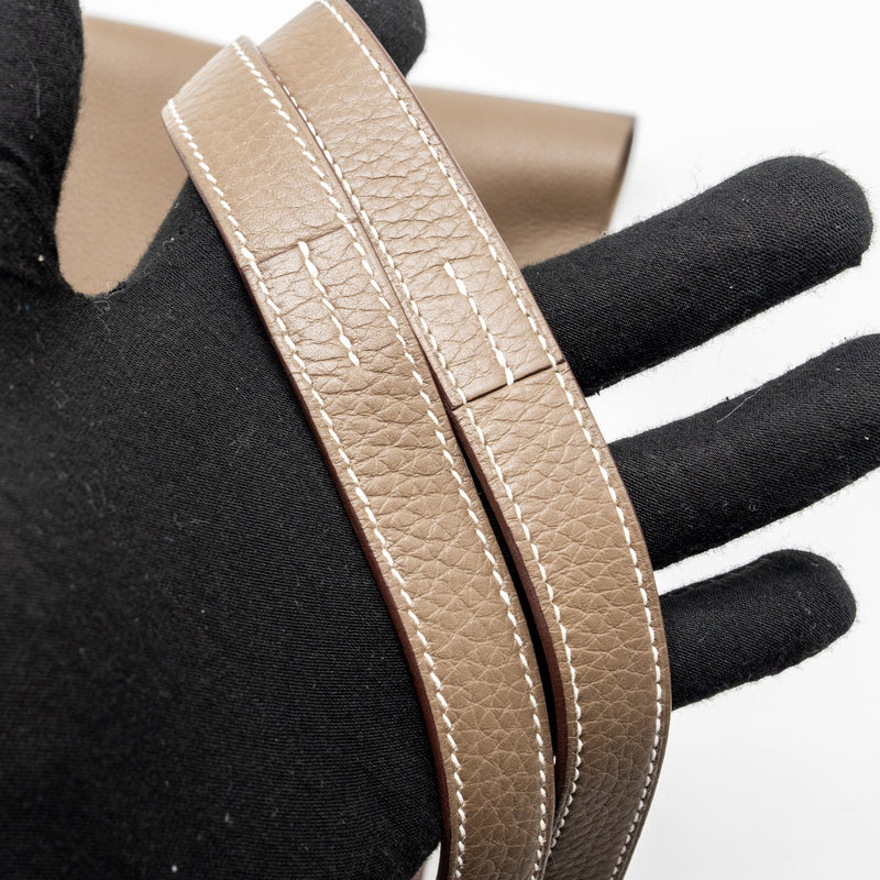 Hermes Cabasellier 46 Clemence Etoupe Stamp U