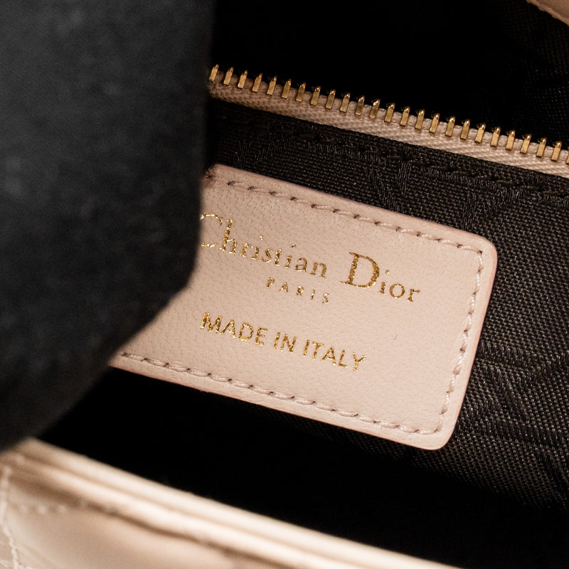 Dior My ABC Small Lady Dior Lambskin Light Pink LGHW