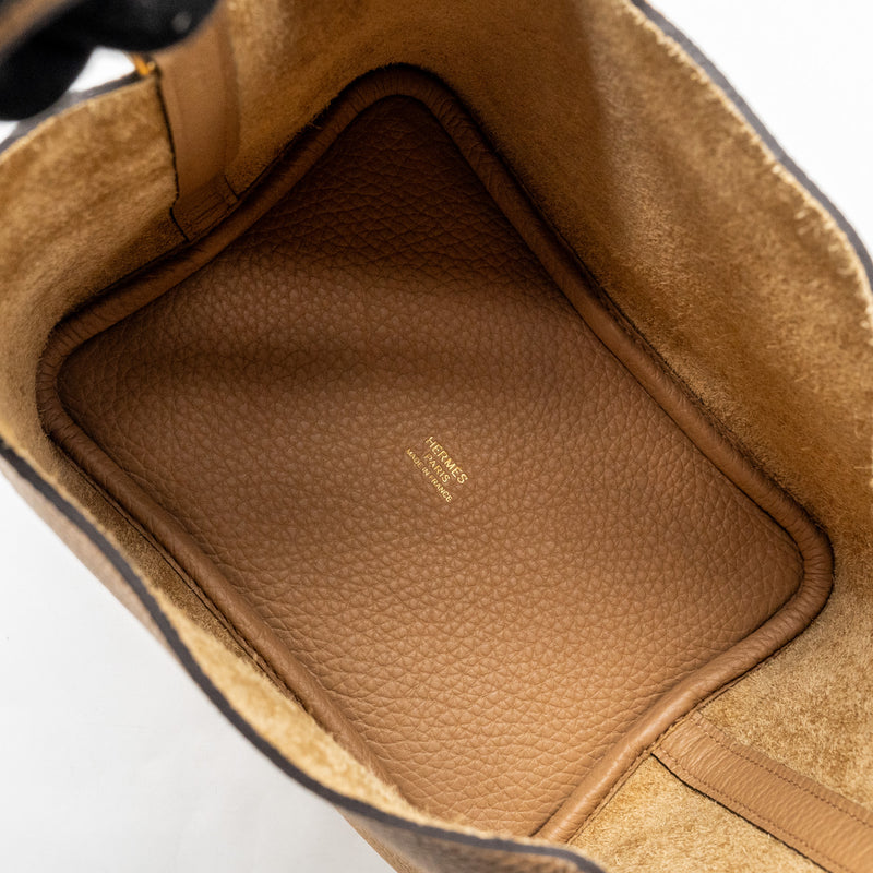 Hermes Picotin 18 Lock Bag Clemence Chai GHW Stamp U