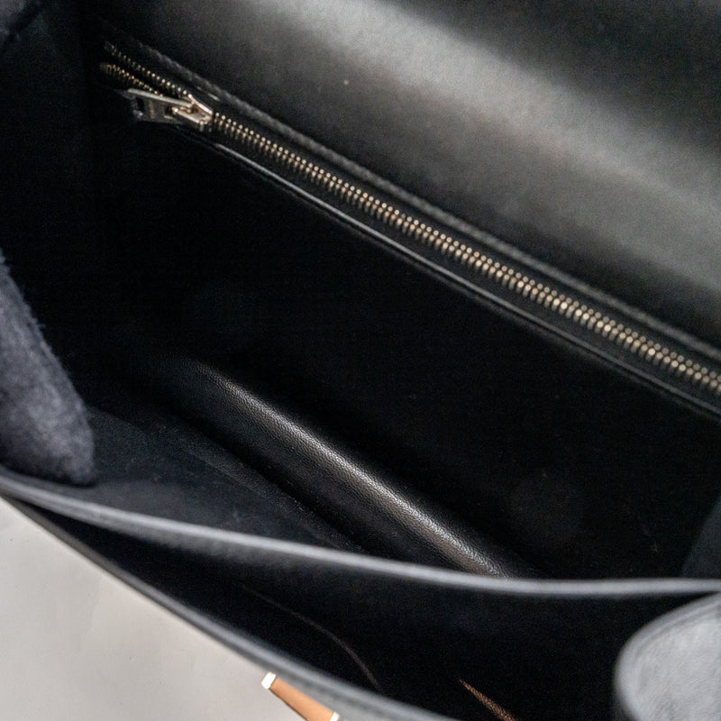 Hermes Constance 24 Epsom Black SHW Stamp A