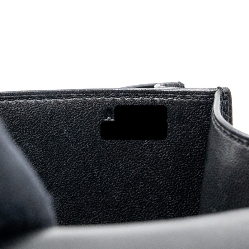 Hermes Constance 24 Epsom Black SHW Stamp A