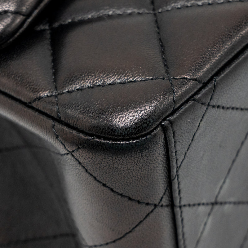 Chanel Maxi Classic Double Flap Bag Lambskin Black GHW