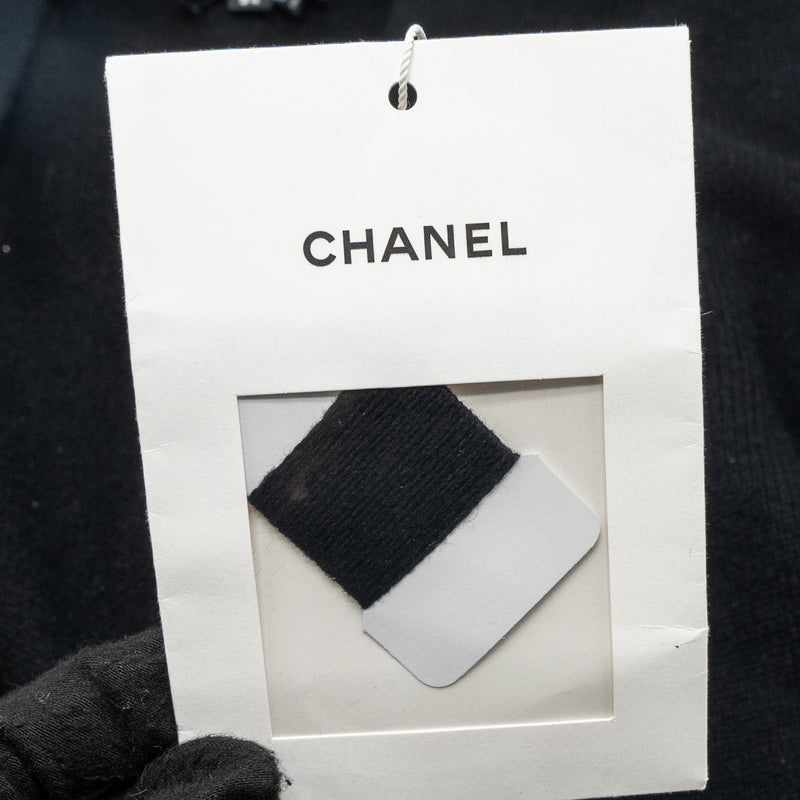 Chanel Size 34 22A Cardigan Cashmere Black