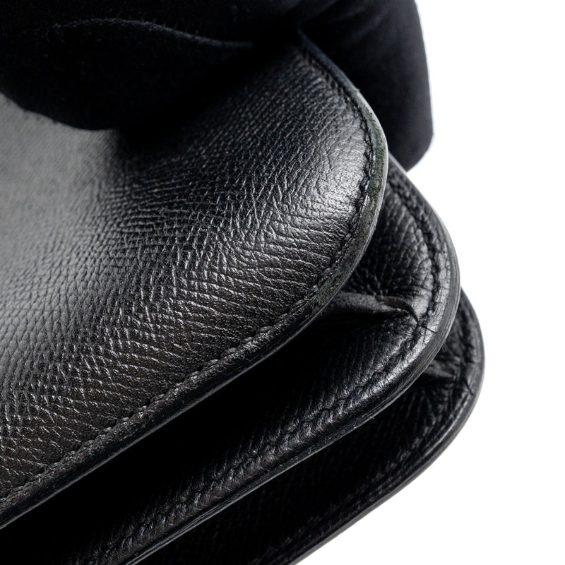 Hermes Constance 24 Epsom Black SHW Stamp A