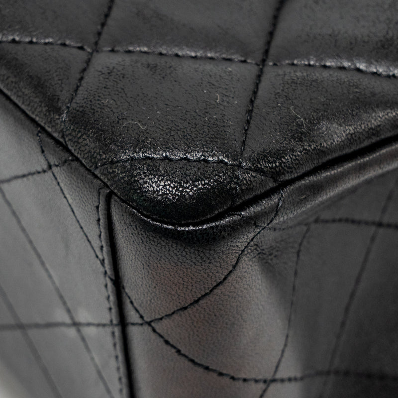 Chanel Maxi Classic Double Flap Bag Lambskin Black GHW