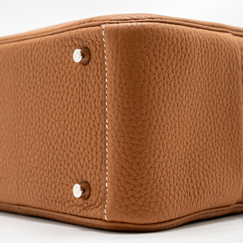 Hermes Mini Lindy Clemence GOLD SHW STAMP U