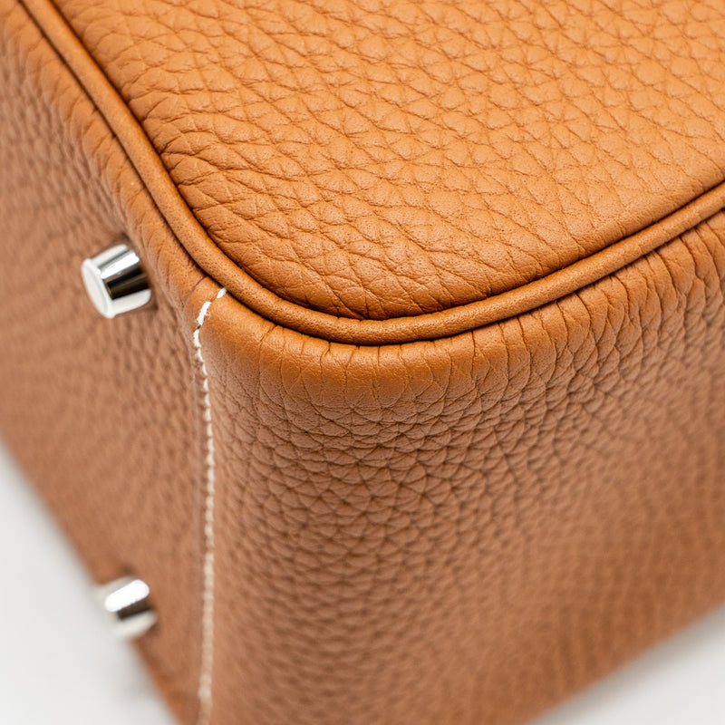 Hermes Mini Lindy Clemence GOLD SHW STAMP U