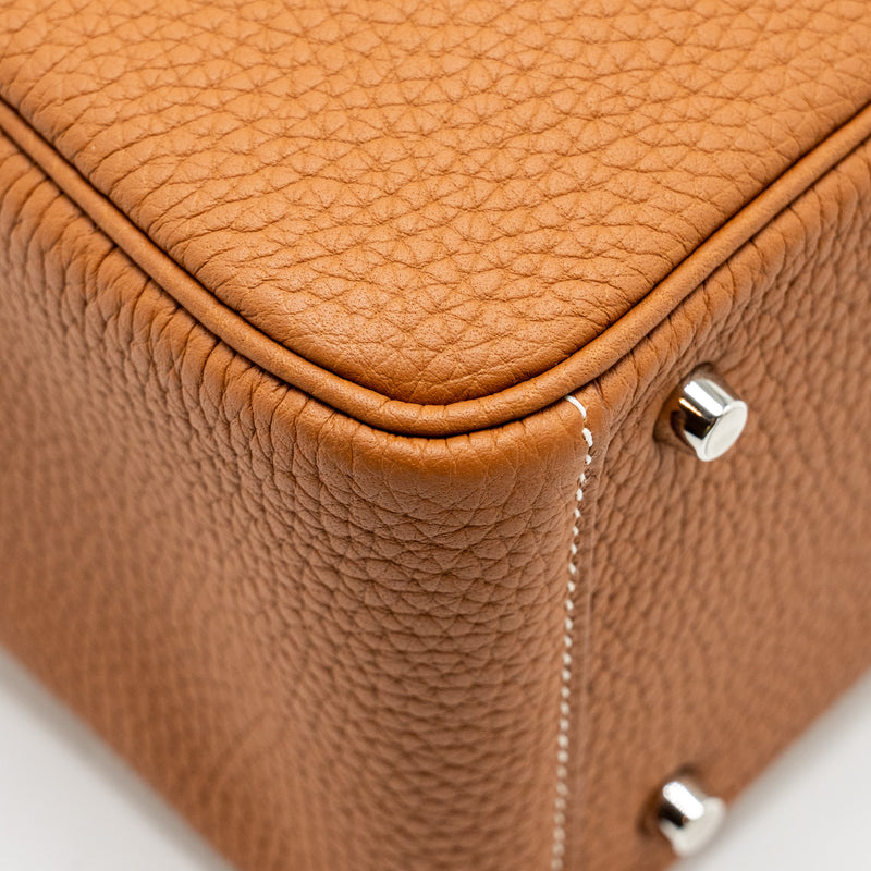 Hermes Mini Lindy Clemence GOLD SHW STAMP U
