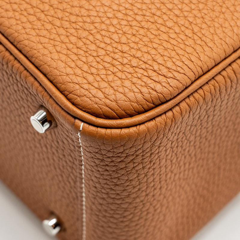 Hermes Mini Lindy Clemence GOLD SHW STAMP U