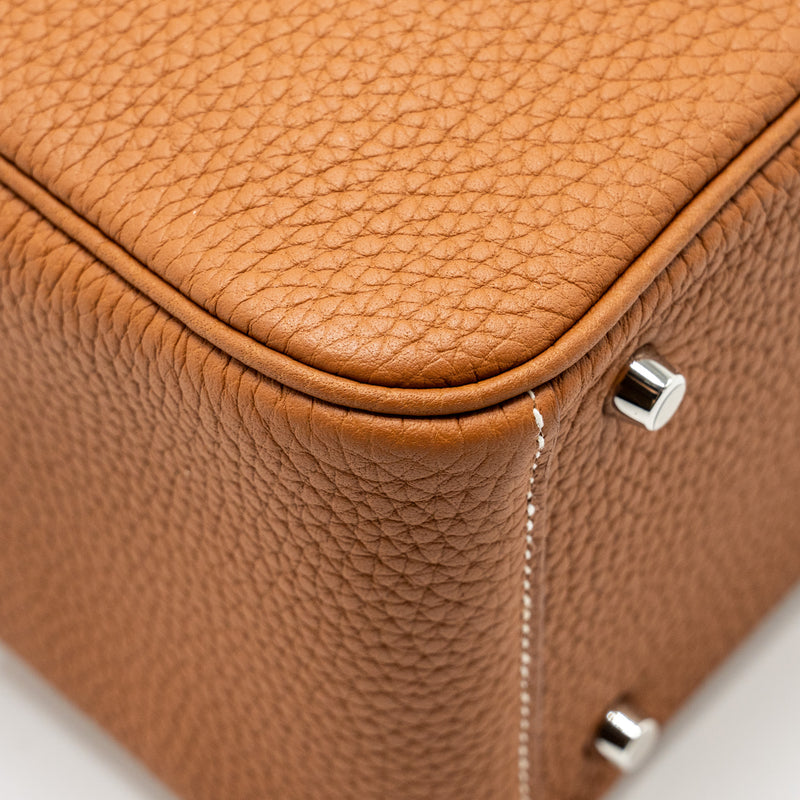 Hermes Mini Lindy Clemence GOLD SHW STAMP U