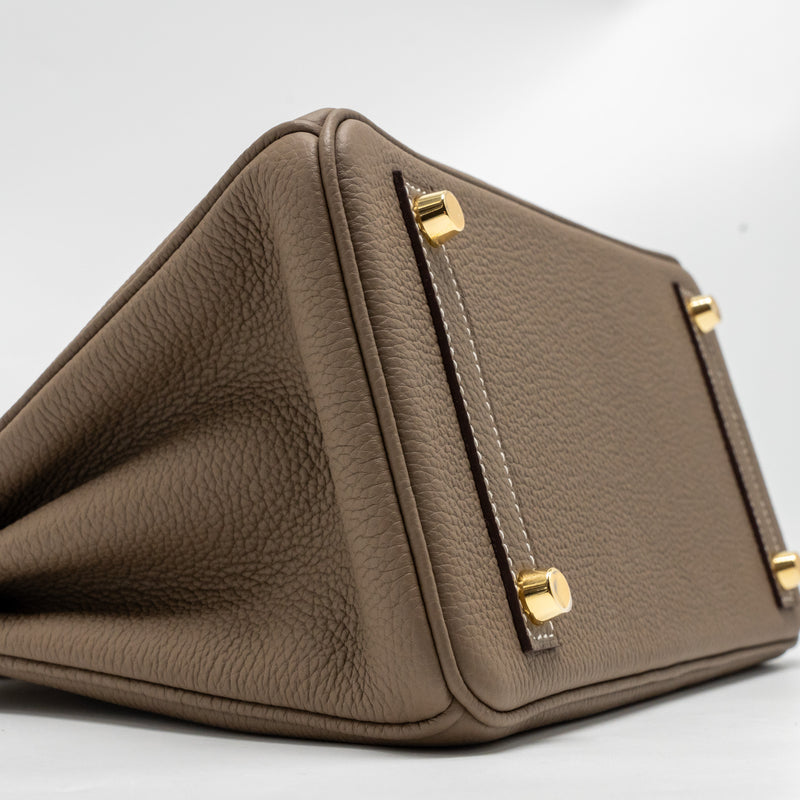 Hermes Birkin 25 togo etoupe GHW stamp B