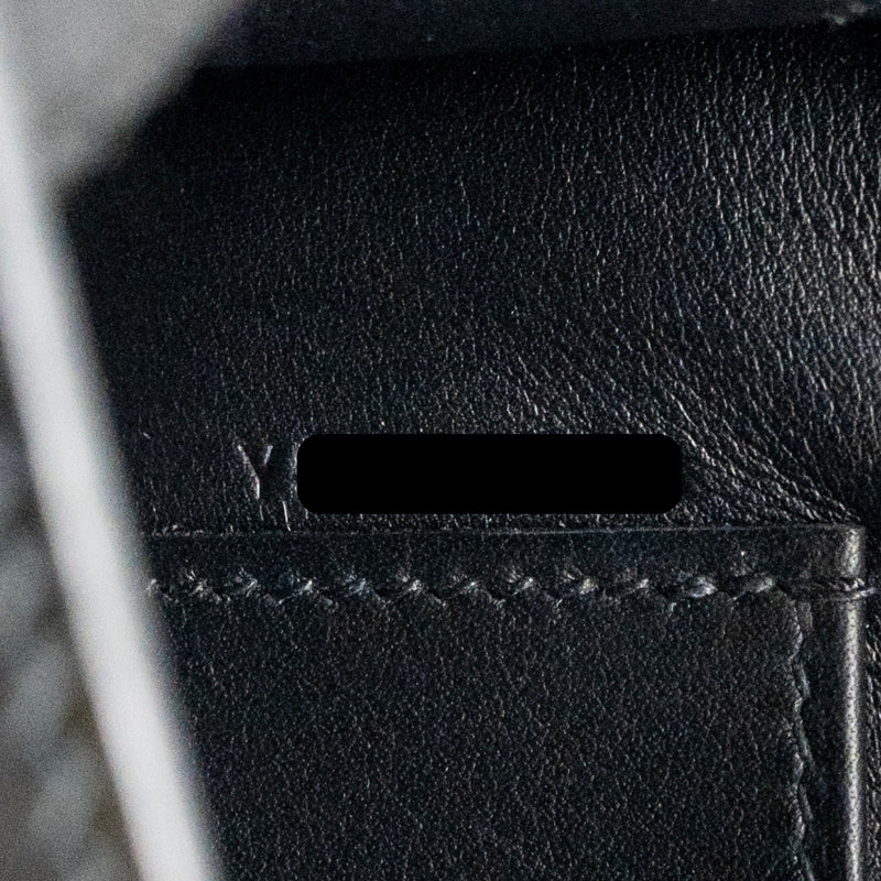 Hermes Kelly Pochette Swift Black GHW Stamp Y