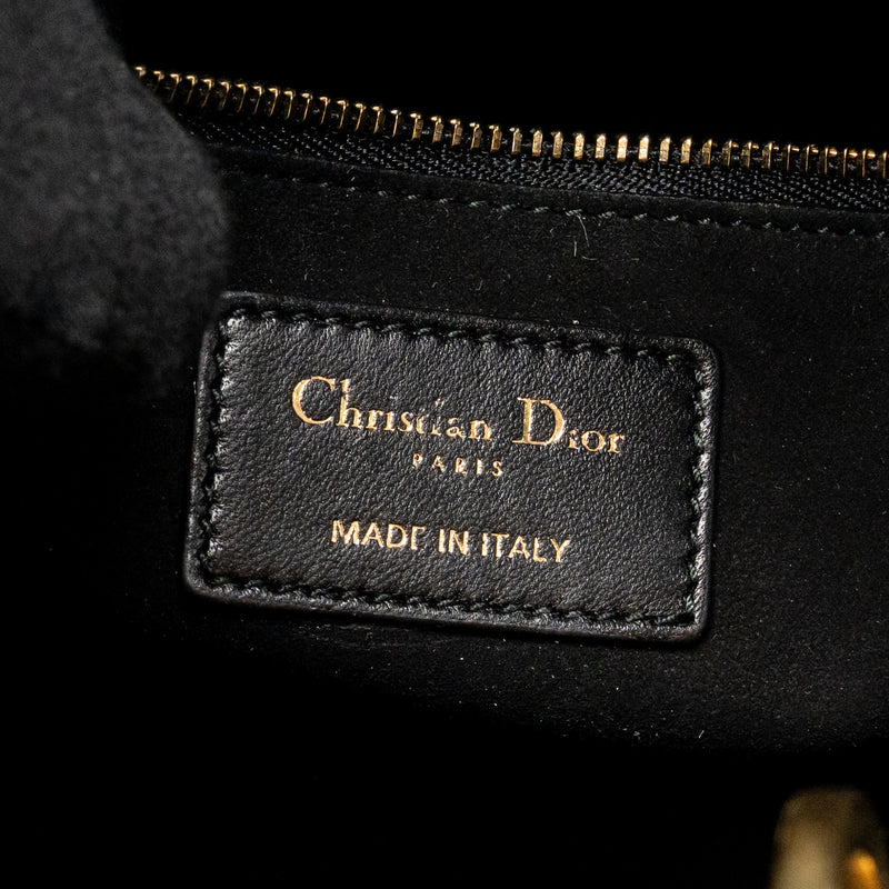 Dior Medium Lady Dior I Feel Blue Limited Edition Embellished Lambskin Multicolour GHW