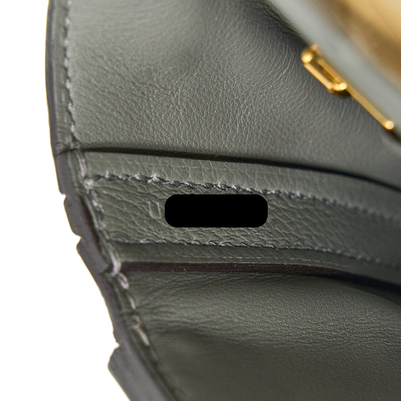 Hermes 24/24 21 Mini Bag Gris Meyer Evercolor / Swift Leather