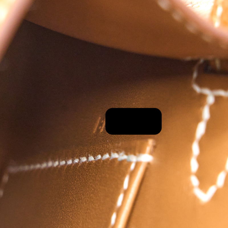 Hermes Mini Kelly II Epsom Gold GHW Stamp B