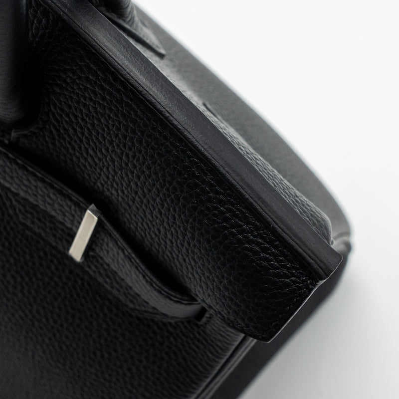 Hermes Birkin 30 Togo Black SHW Stamp U