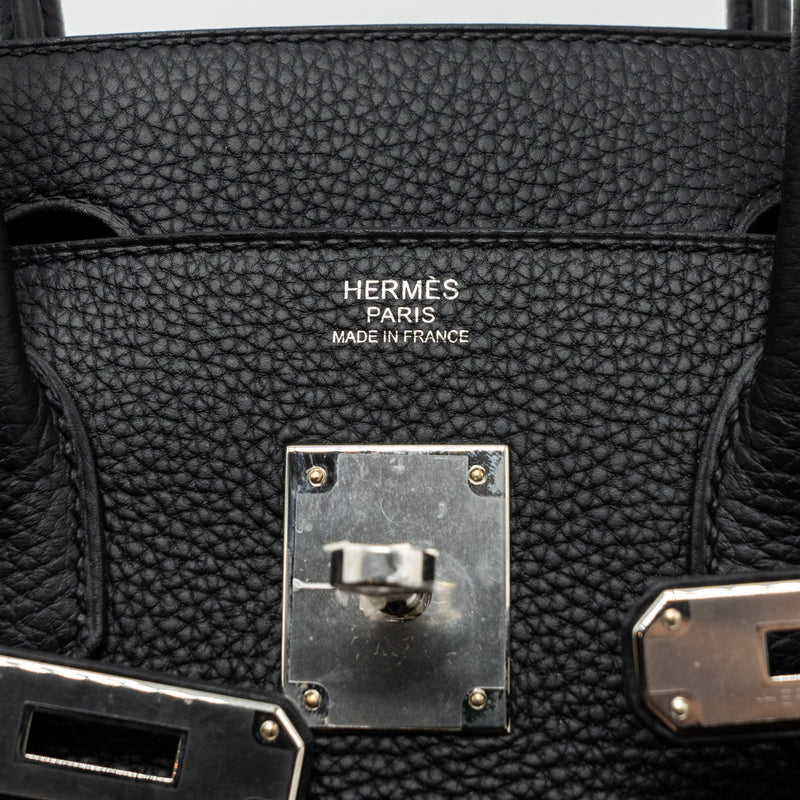 Hermes Birkin 30 Togo Black SHW Stamp U
