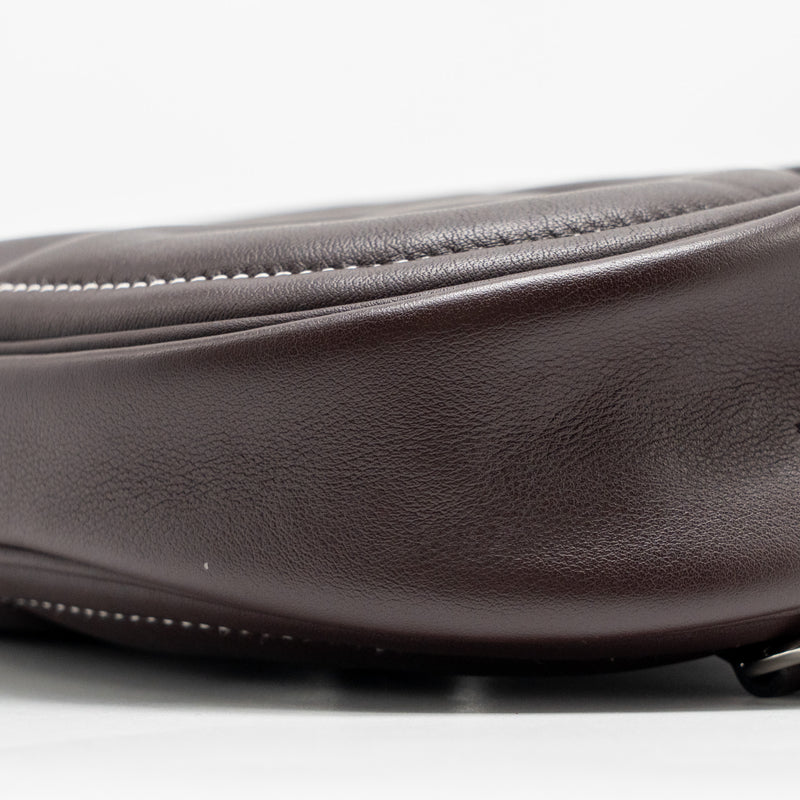 Hermes In-The-Loop Swift Rouge Sellier / Blue France SHW Stamp U