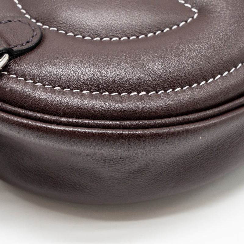 Hermes In-The-Loop Swift Rouge Sellier / Blue France SHW Stamp U