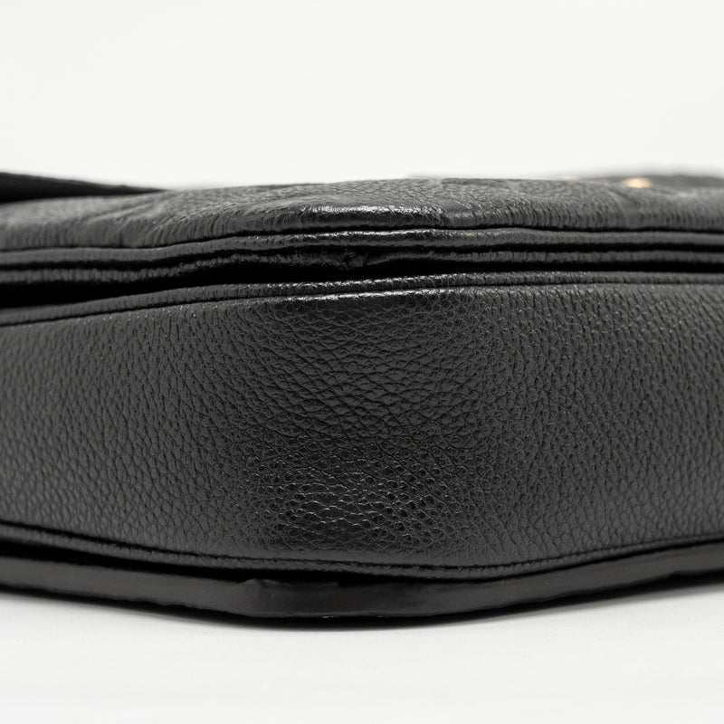 Louis Vuitton Pochette Metis Monogram Empreinte Black GHW