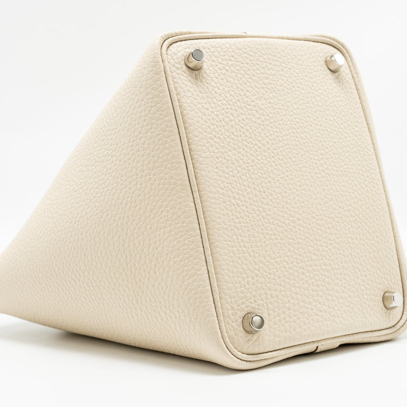 Hermes Picotin18 Lock Bag Clemence Craie SHW Stamp Y
