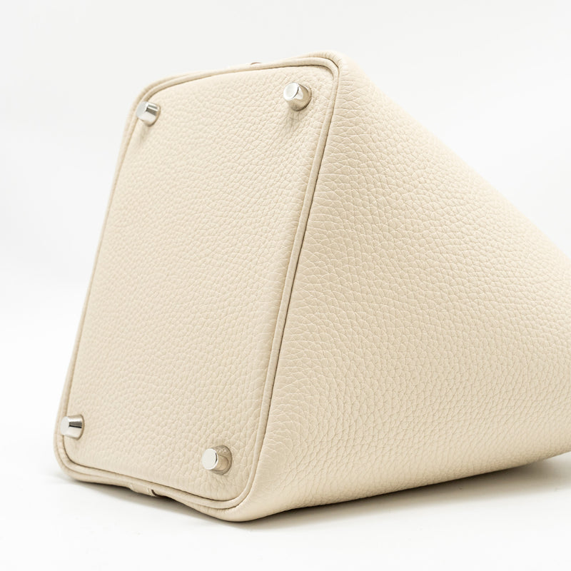 Hermes Picotin18 Lock Bag Clemence Craie SHW Stamp Y