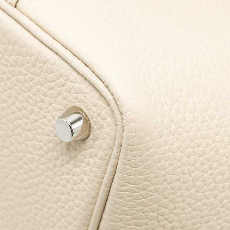 Hermes Picotin18 Lock Bag Clemence Craie SHW Stamp Y