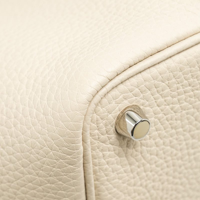 Hermes Picotin18 Lock Bag Clemence Craie SHW Stamp Y