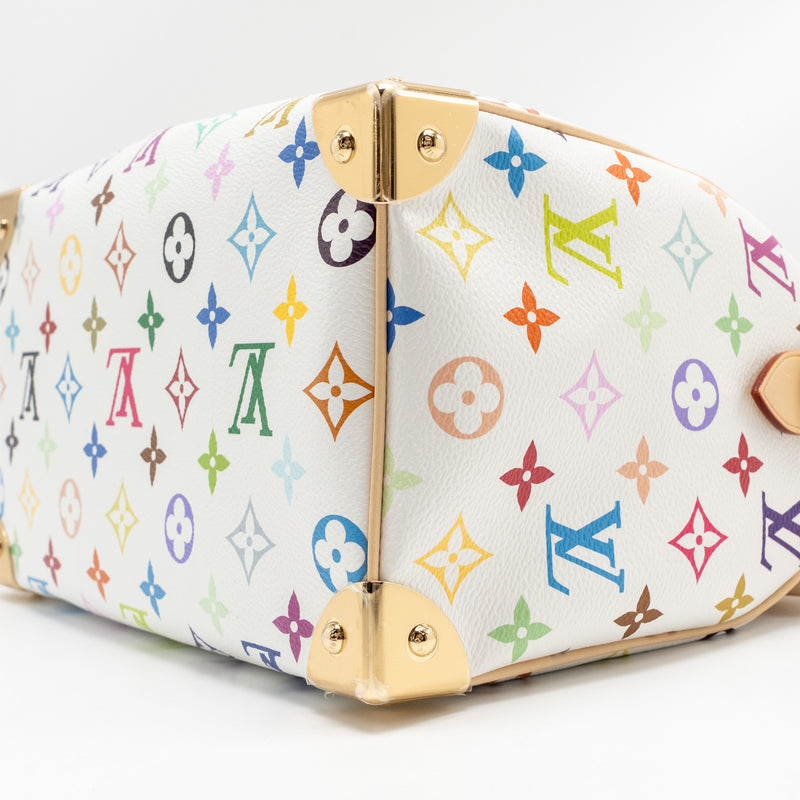 Louis Vuitton LV x TM Speedy Bandoulière 25 Monogram Canvas White/ Multicolour GHW