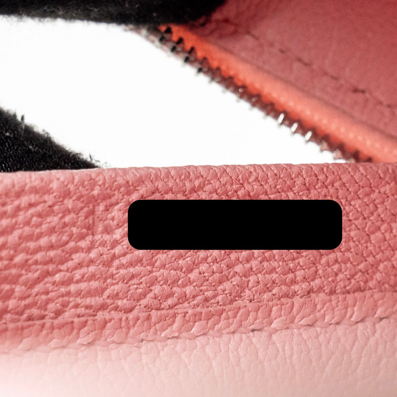 Hermes Mini Plume Chèvre Mysore 3Q Rose Sakura SHW Stamp K