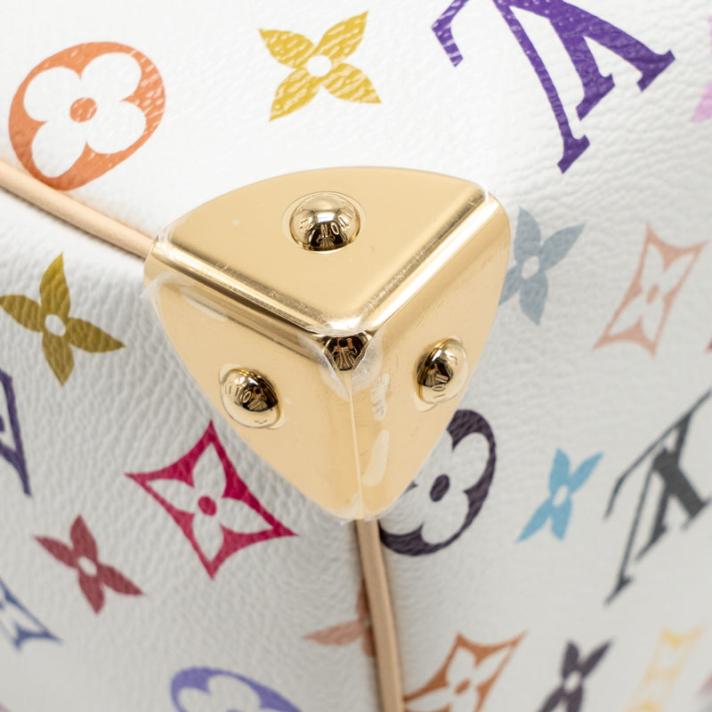 Louis Vuitton LV x TM Speedy Bandoulière 25 Monogram Canvas White/ Multicolour GHW