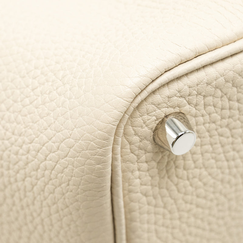 Hermes Picotin18 Lock Bag Clemence Craie SHW Stamp Y