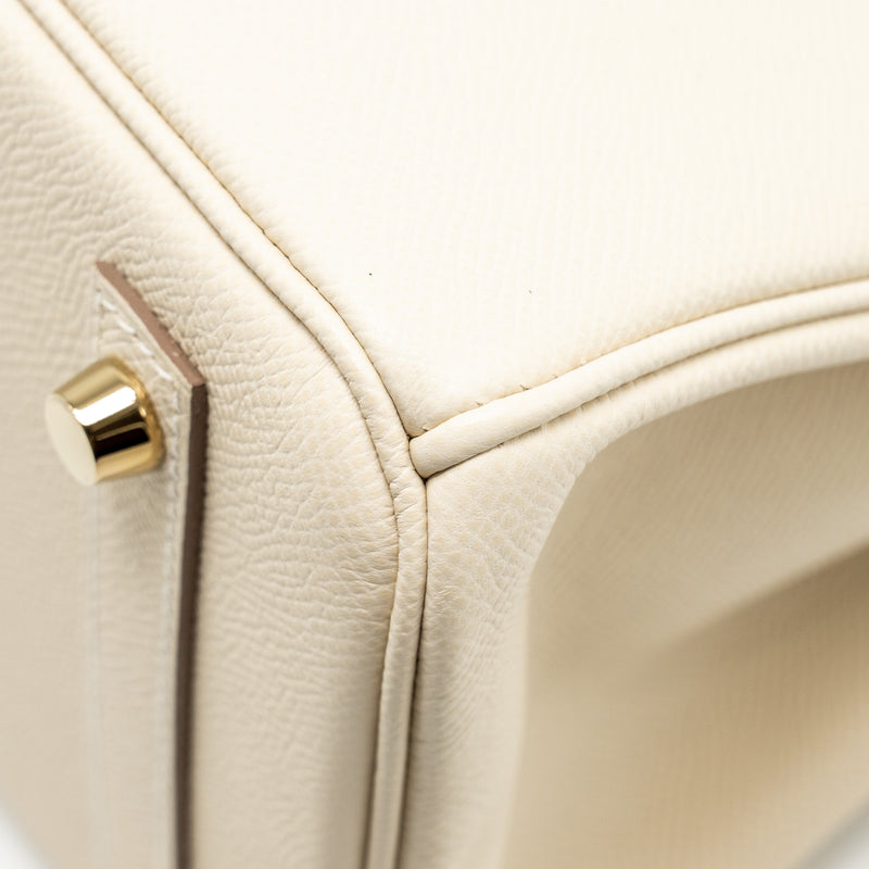 Hermes Birkin 30 Epsom Craie GHW Stamp B