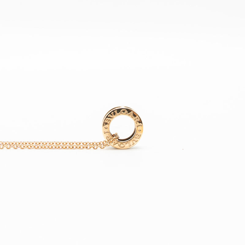 Bvlgari B.zero necklace black ceramic / 18k rose gold