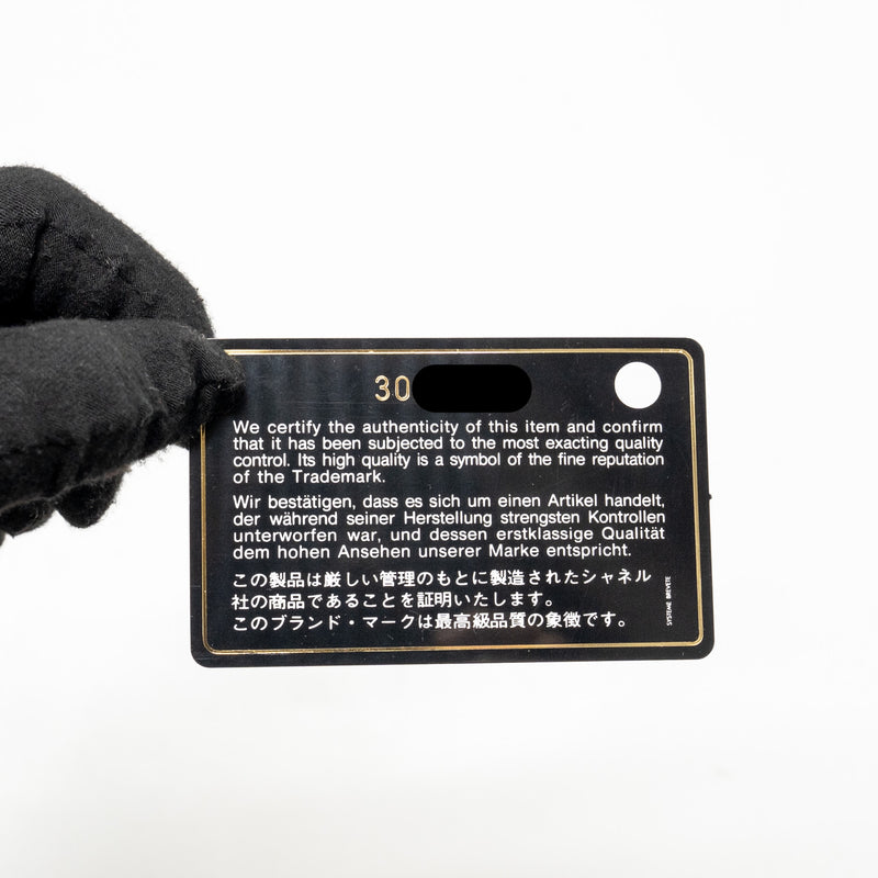 Chanel O Case Clutch caviar black GHW