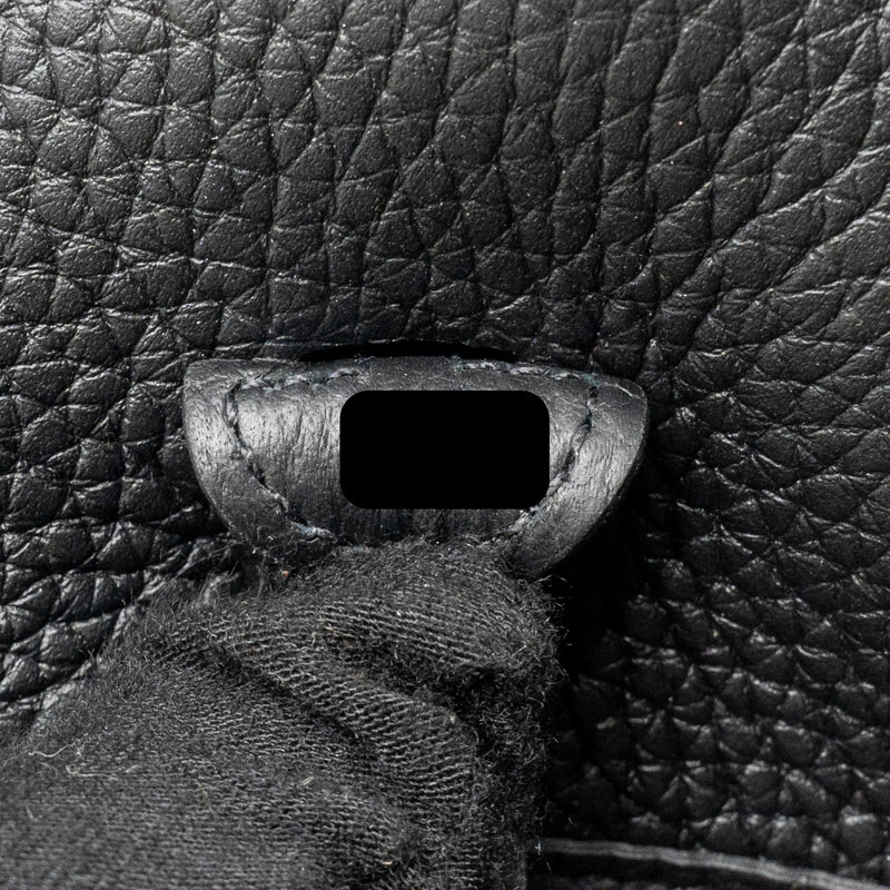 Hermes Mini Evelyne clemence black SHW Stamp W