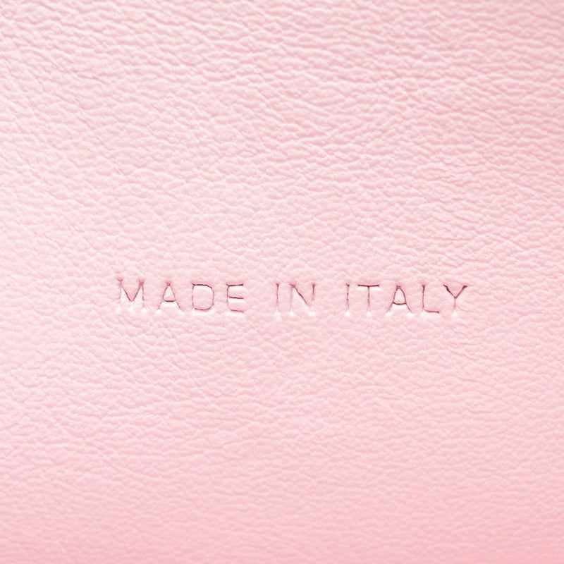 Dior Medium Be Dior Flap Bag Calfskin/Metallic Patent Pink SHW