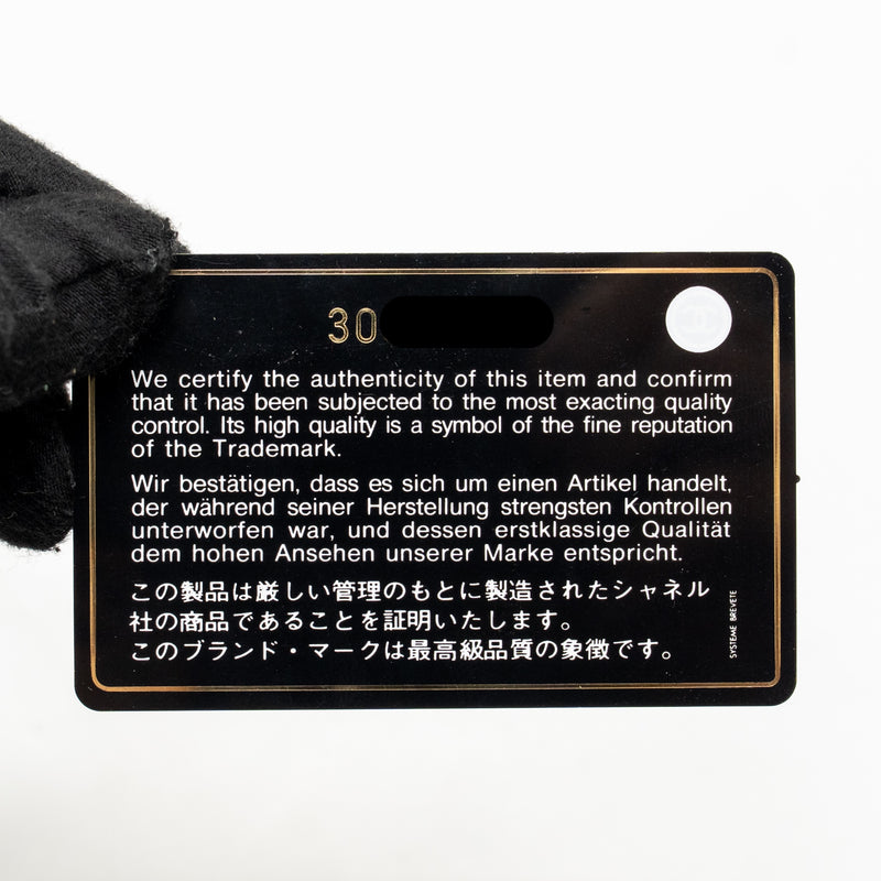 Chanel Wallet on Chain Lambskin Iridescent Ivory LGHW