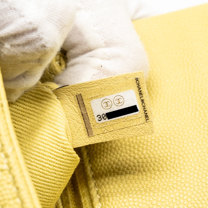 Chanel Mini Cocohandle caviar Yellow LGHW
