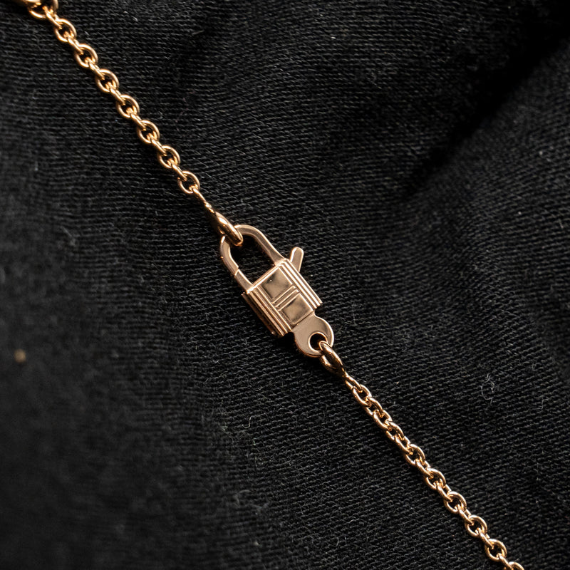Hermes Amulette Constance Pendant Rose Gold, Diamonds