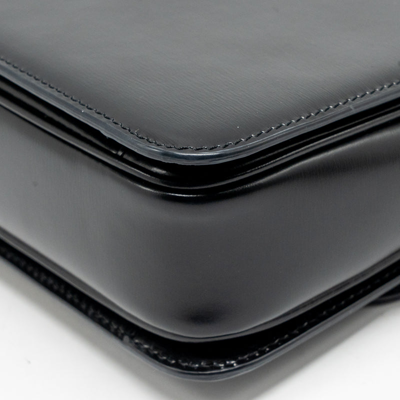 Celine Teen Triomphe Bag Shiny Calfskin Black GHW