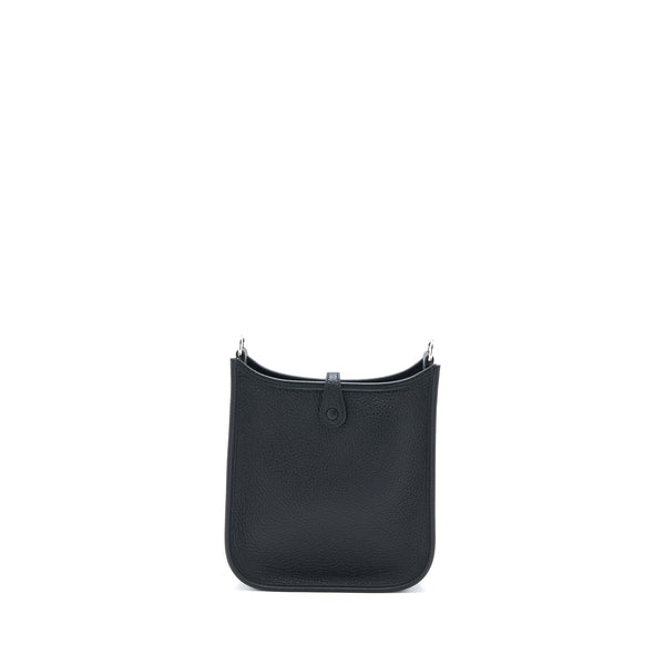 Hermes Mini Evelyne Clemence Black SHW Stamp U