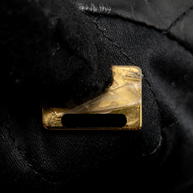 Chanel Small 22 Bag Shiny Calfskin Black GHW (Microchip)