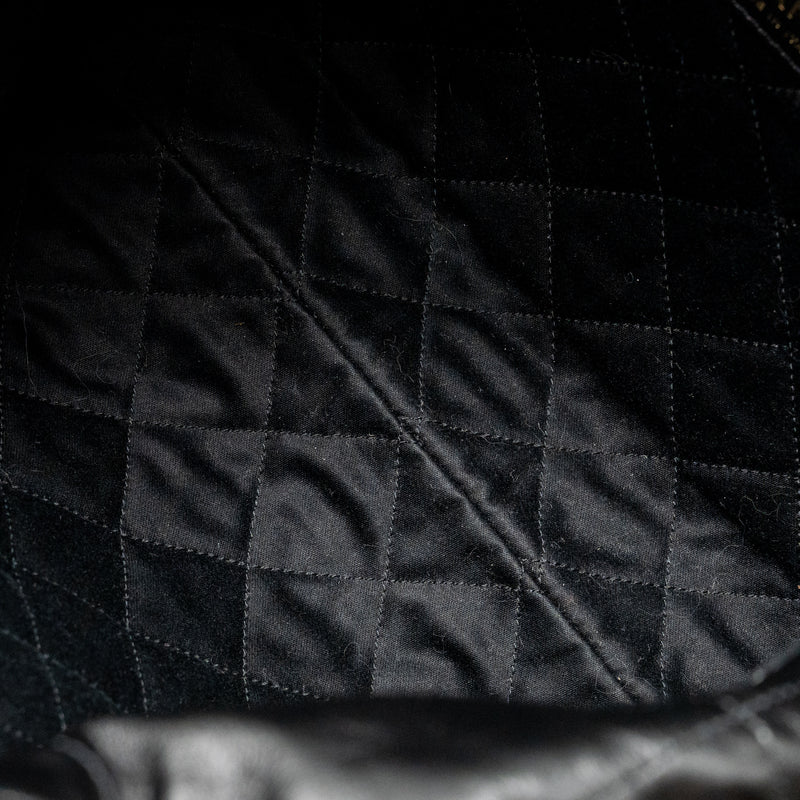 Chanel Small 22 Bag Shiny Calfskin Black GHW (Microchip)