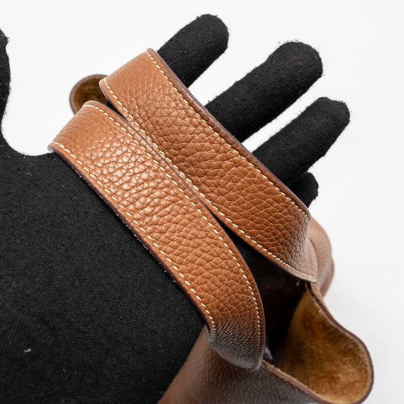 Hermes Picotin 22 Lock Bag Clemence Gold GHW Stamp Y