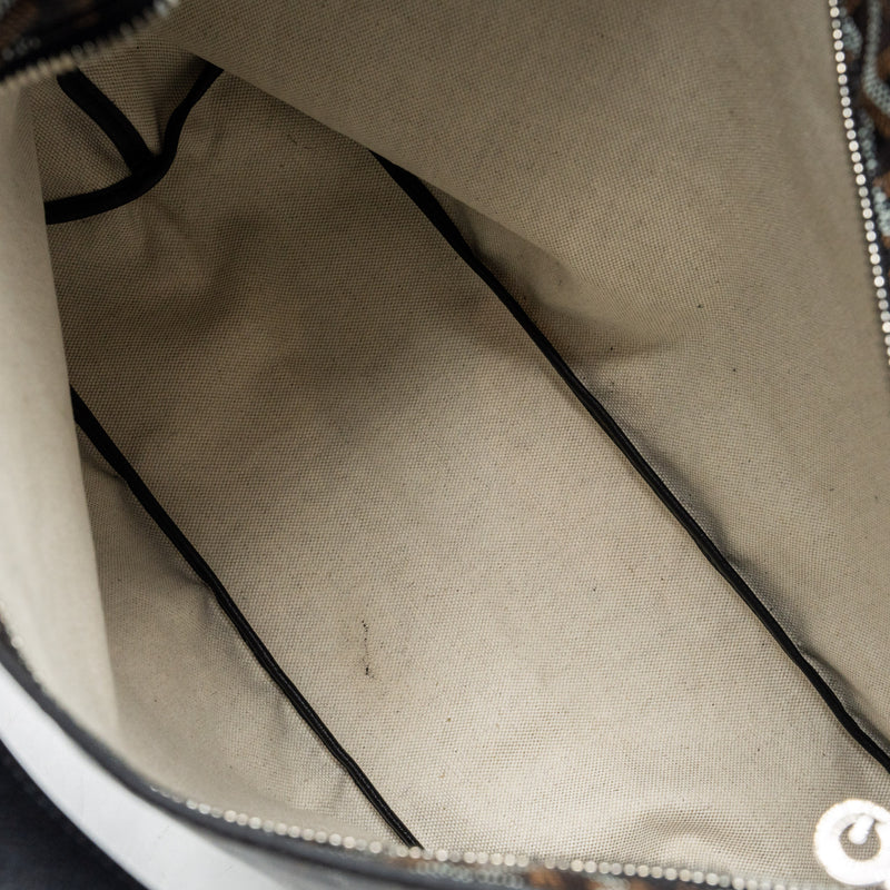 Goyard Boheme Hobo Bag Goyardline Canvas/Calfskin Black SHW