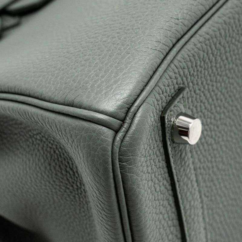 Hermes Birkin 30 Togo Vert Amande SHW stamp U