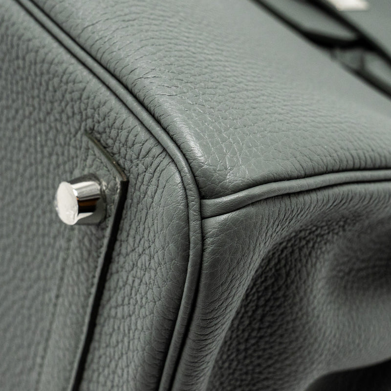Hermes Birkin 30 Togo Vert Amande SHW stamp U