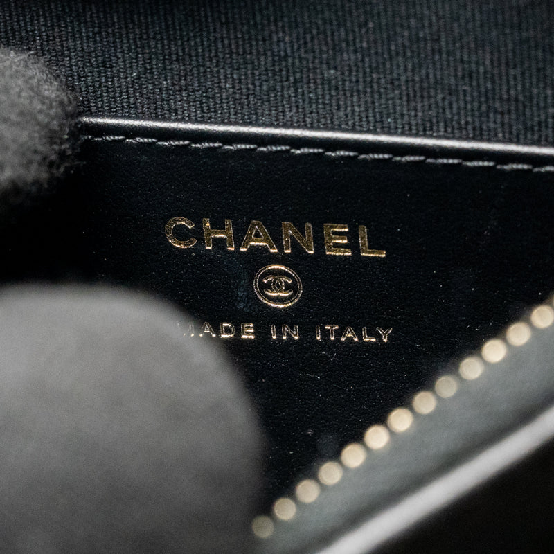 Chanel 23K Small 19 Hobo Shoulder Bag Calfskin Black GHW (Microchip)