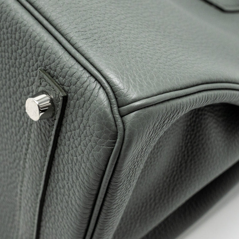 Hermes Birkin 30 Togo Vert Amande SHW stamp U